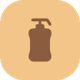 An icon depicting a feature to find products for your hair goals.